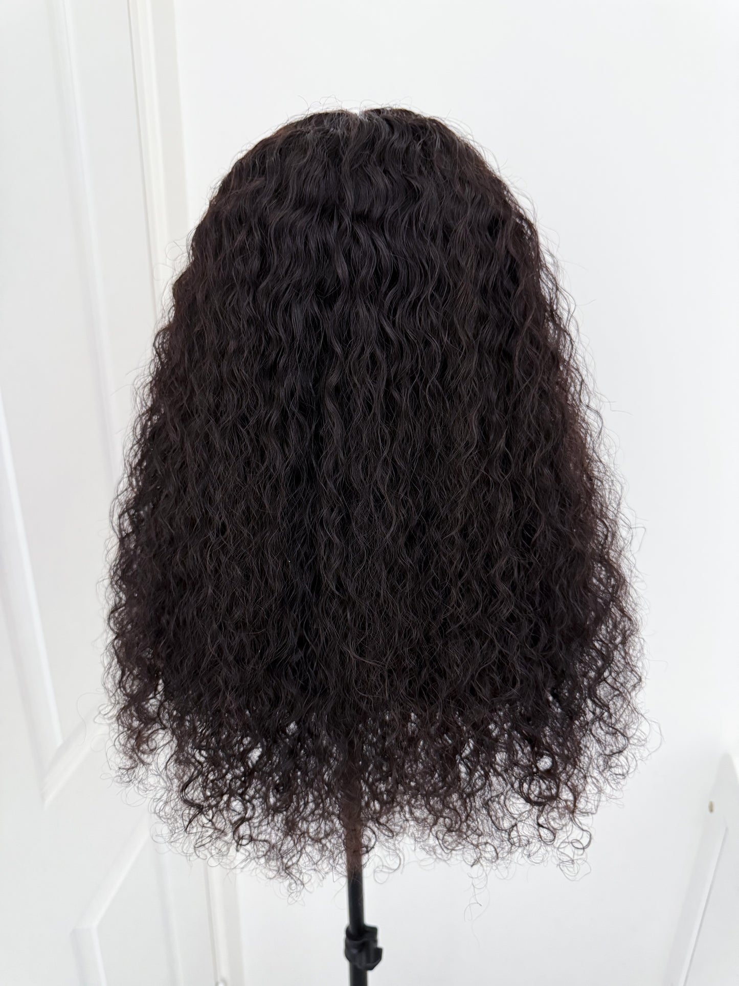 HD Afro Curly Lace Closure Wig – 6x6 | Natural Black