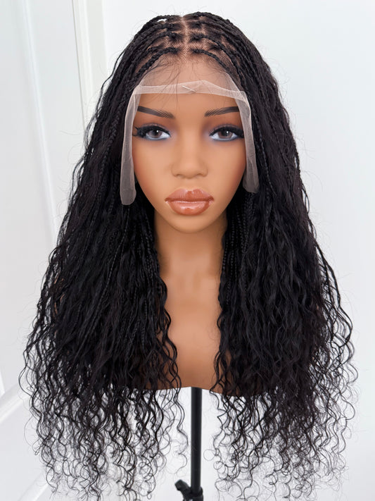LACE FRONTAL BOHO BRAIDS WIG - 2