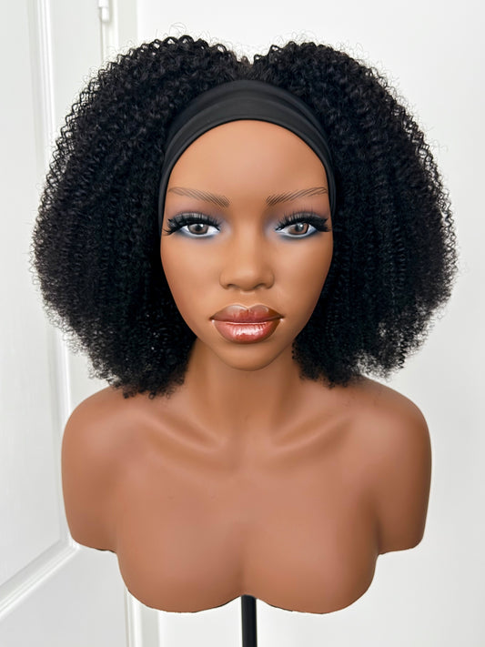 4C AFRO KINKY HEADBAND WIG